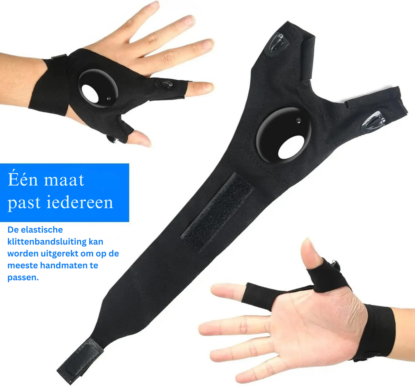 GripLight | Waterdichte LED Werkhandschoenen