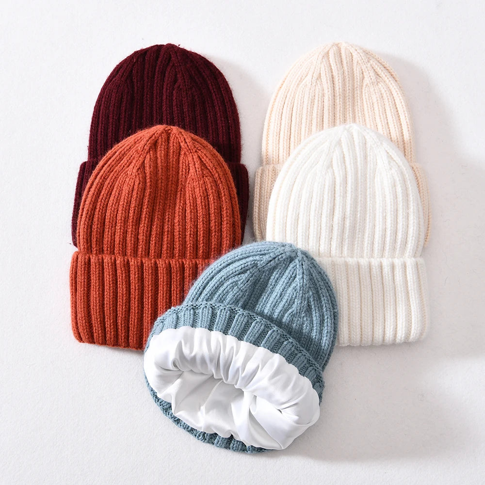 SatiniBeanie | Bescherm je haar, houd je hoofd warm.