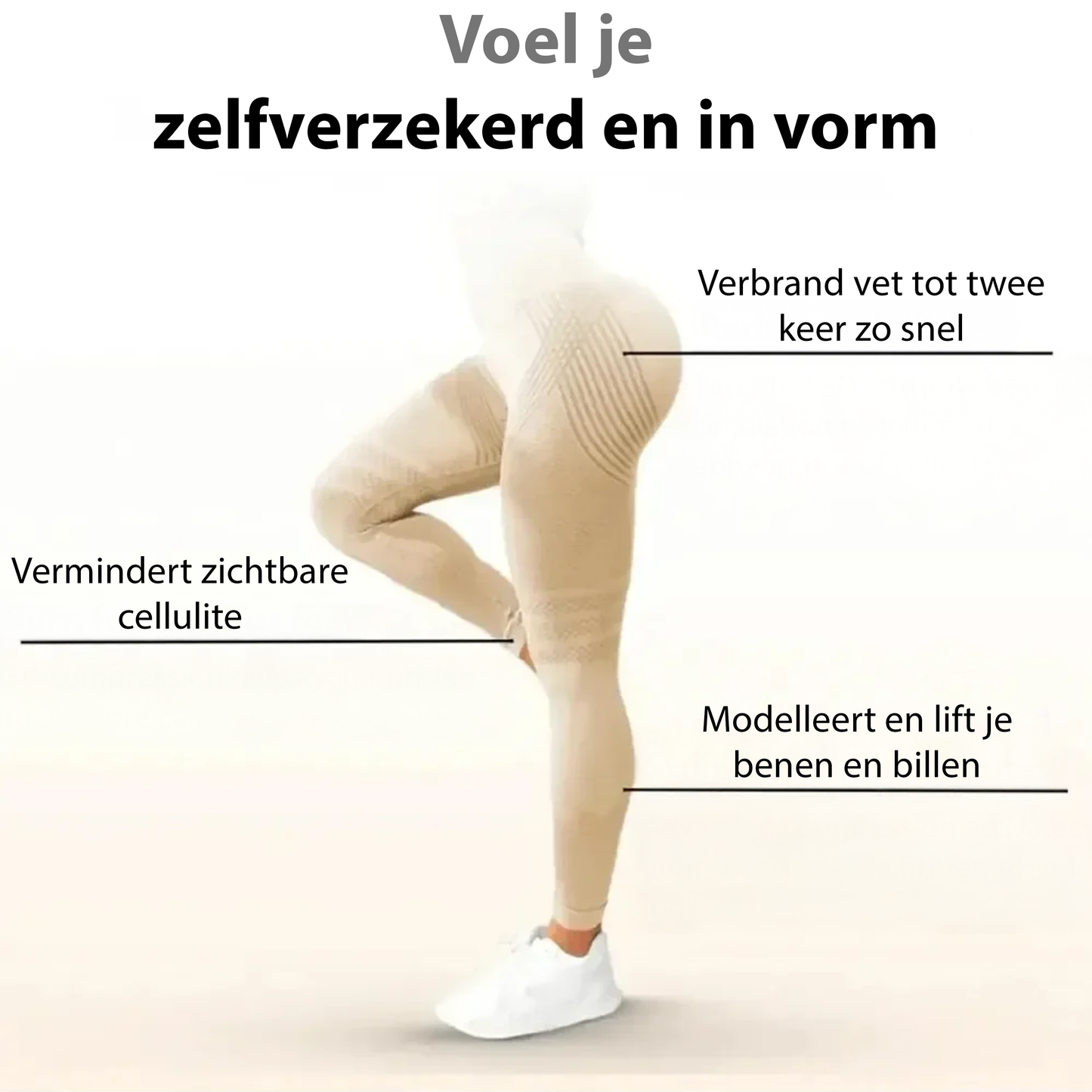 ShapeLift | Anti cellulite legging met 3D-Technologie