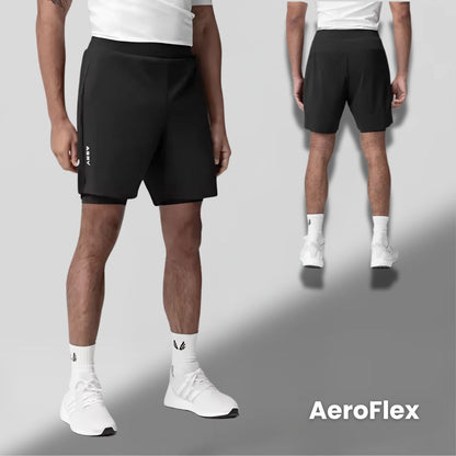 AeroFlex | Dubbellaags Trainingsshort
