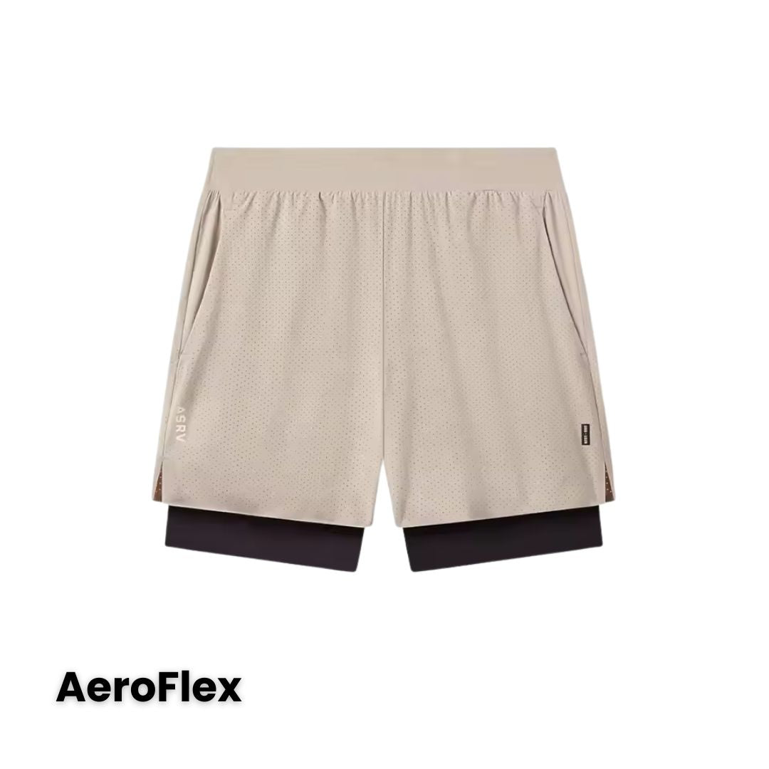 AeroFlex | Dubbellaags Trainingsshort