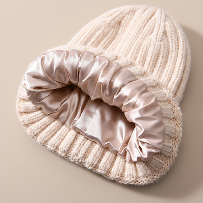 SatiniBeanie | Bescherm je haar, houd je hoofd warm.